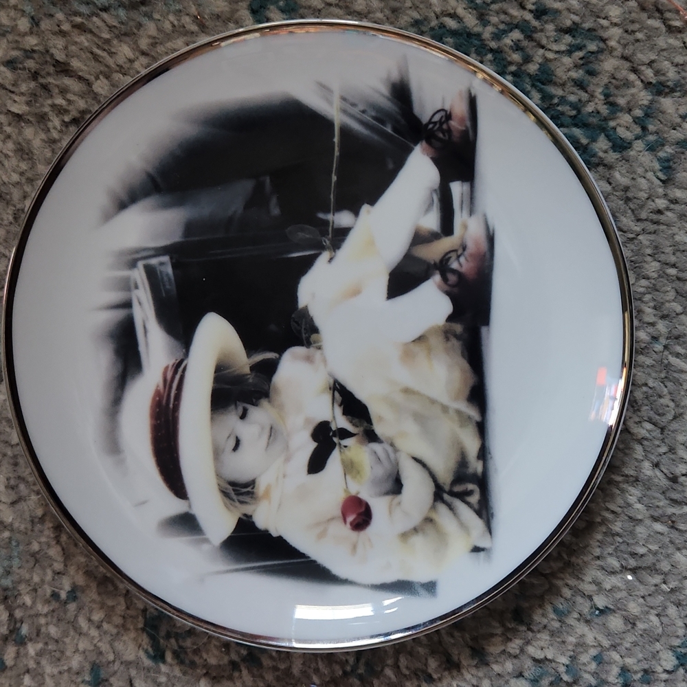 "Thinking Of You Brings Sweet Memories" by Kim Anderson Plate